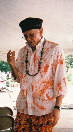 Reciting at New Glarus 2013